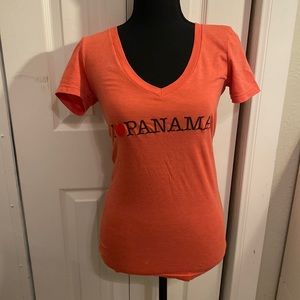 I love Panamá shirt | women’s | red | small vneck